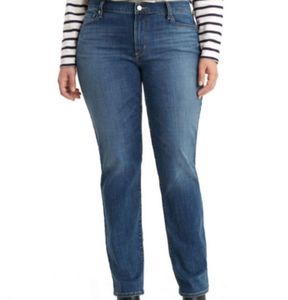 Levi's curvy 529 straight leg